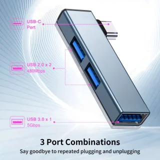 Haakse USB 3.0 dockingstation