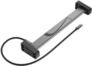 Hama 00200149 laptop dock en poortreplicator zwart, grijs