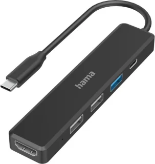 Hama USB-C Multiport-hub 5-poorts