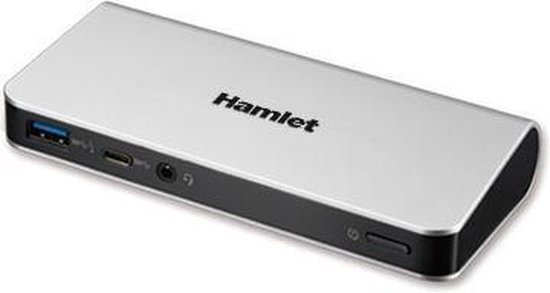 Hamlet HDOCKS500C Notebook Dock USB 3.0 Zwart/Zilver