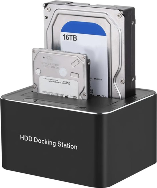 HDD Docking Station USB 3.0 voor 2.5/3.5 SATA Schijven Zwart review