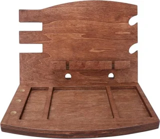 Houten docking station bureau organizer
