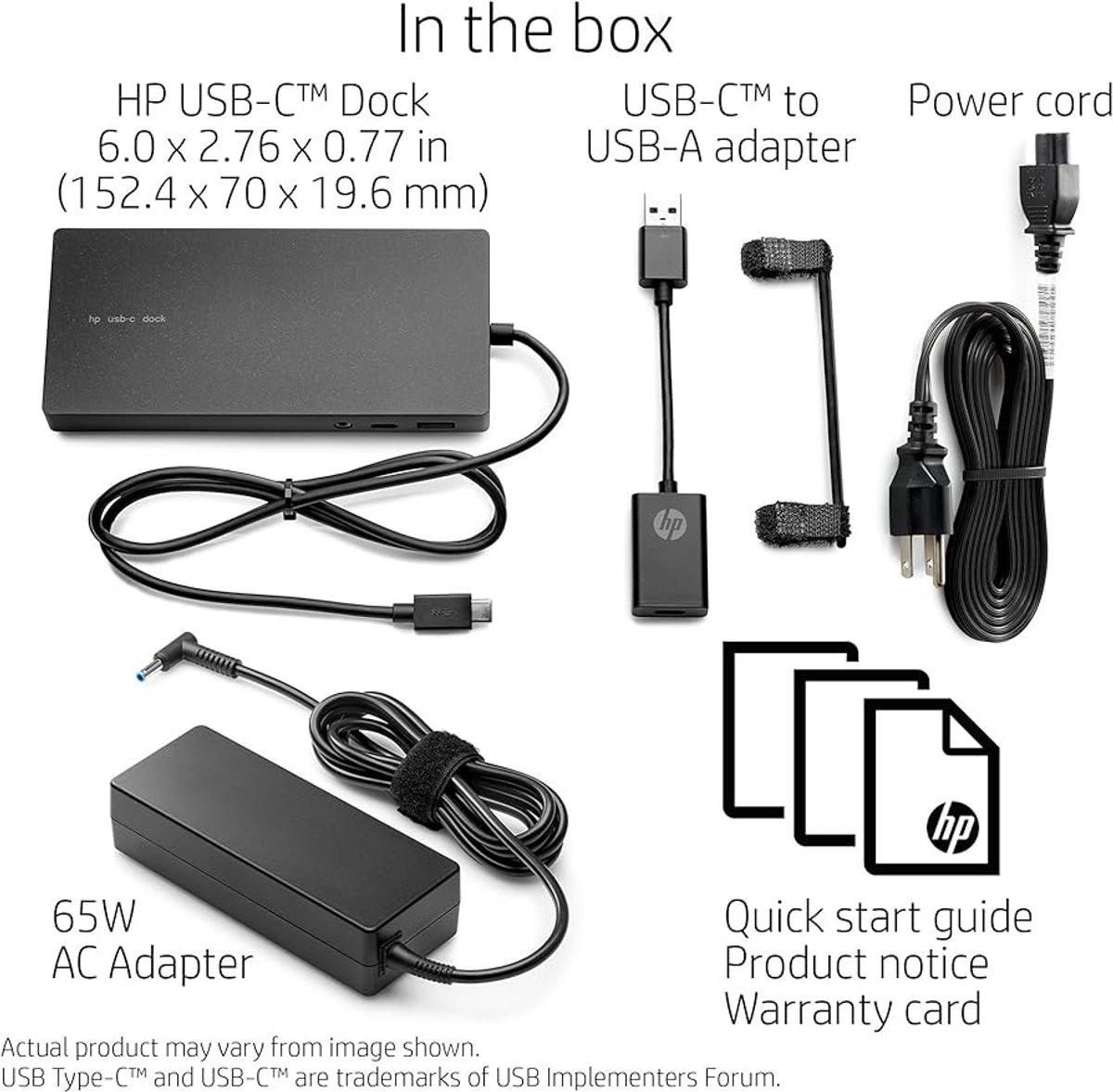 HP Elite USB-C Docking Station G2 Zwart