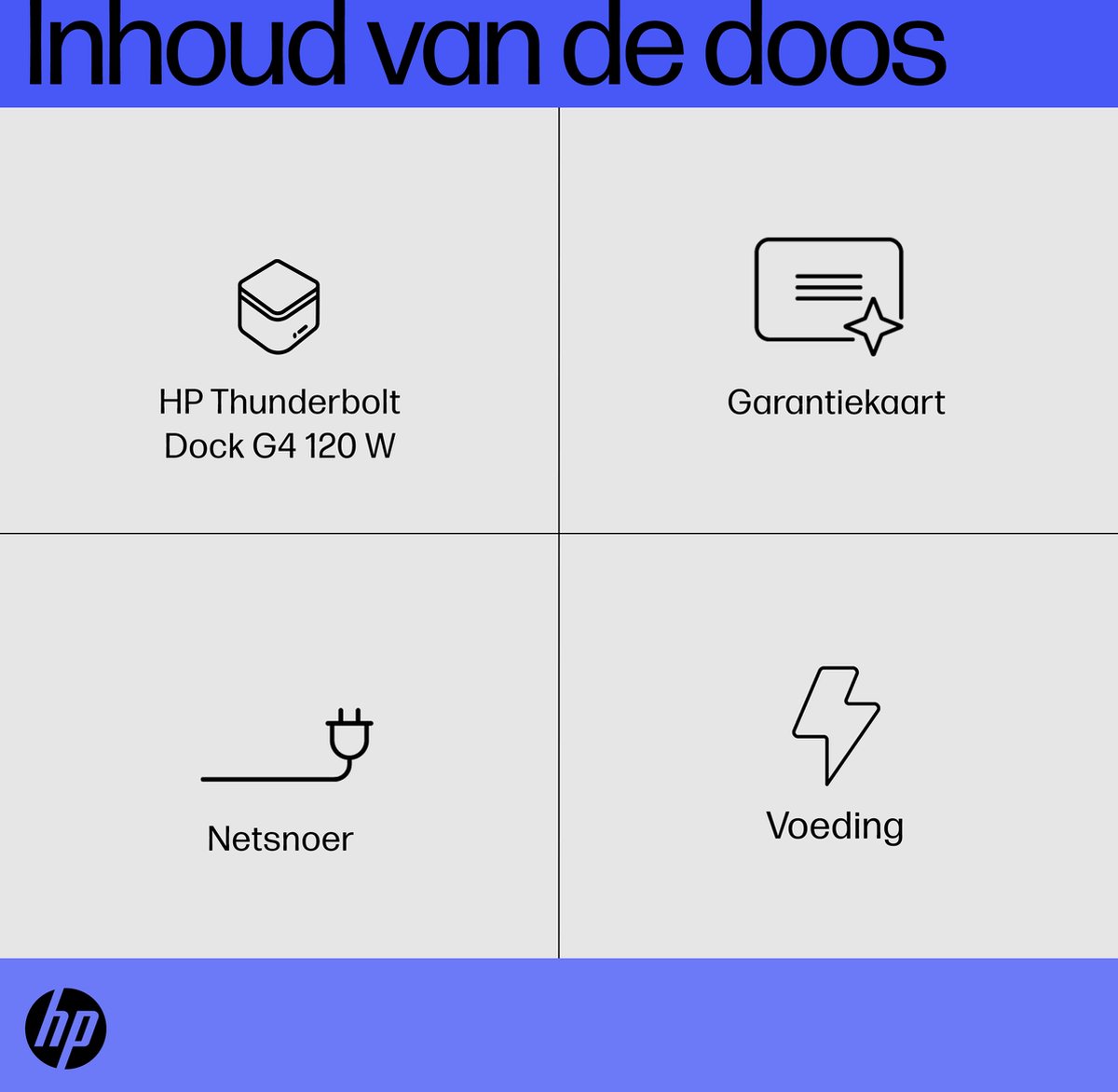 HP G4 Laptop Docking Station Thunderbolt USB-C 120W