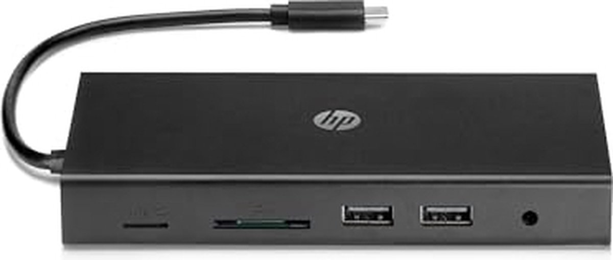 HP Travel Hub dockingstation zwart