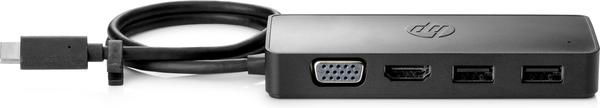 HP Travel Hub dockingstation zwart