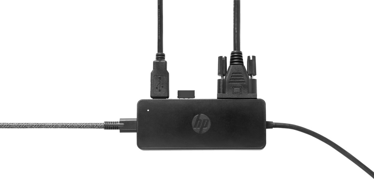 HP Travel Hub dockingstation zwart