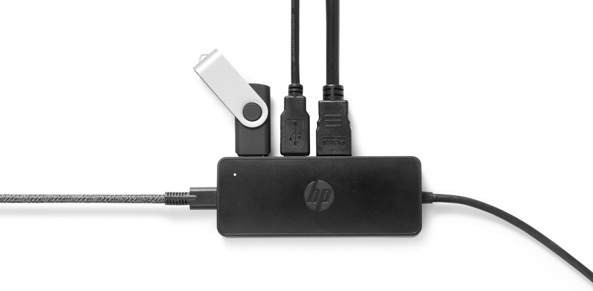 HP Travel Hub dockingstation zwart