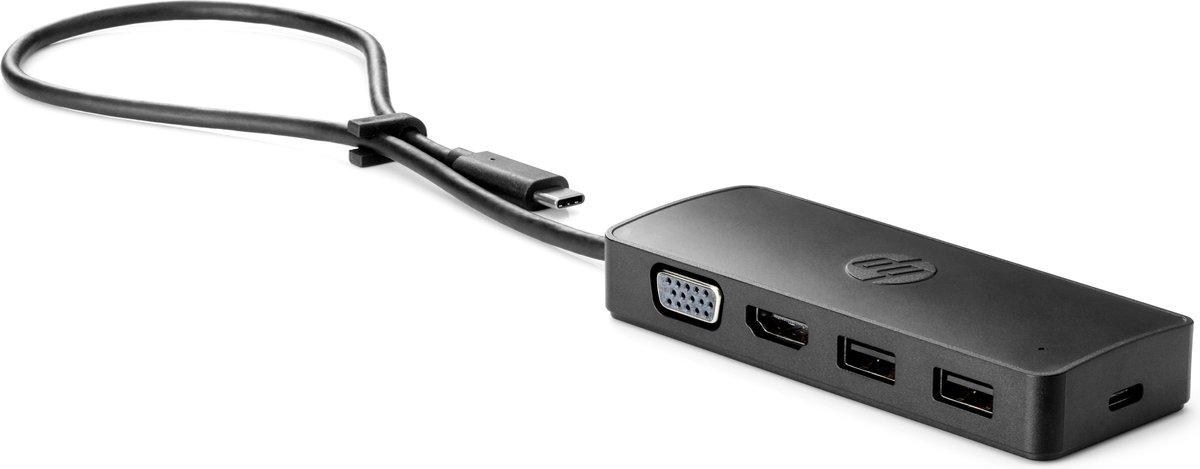 HP Travel Hub dockingstation zwart