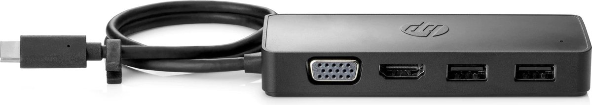 HP Travel Hub dockingstation zwart