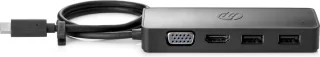 HP Travel Hub dockingstation zwart