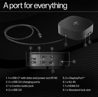 HP USB-C Dock G5 (5TW10AA)