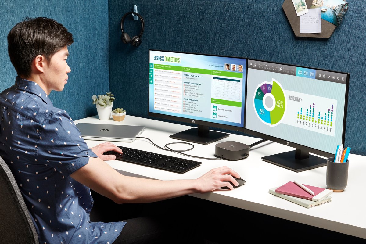 Wat vinden we goed aan de HP USB-C Dock G5 Essential Dockingstation zwart