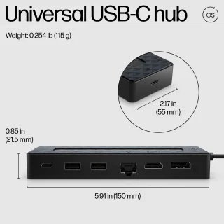 HP USB-C Dockingstation 9H0H9AA#ABB