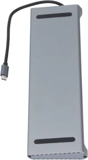 Hub docking station - type c adapter - grijs