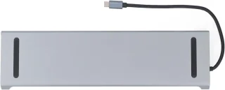 Hub docking station - type c adapter - grijs