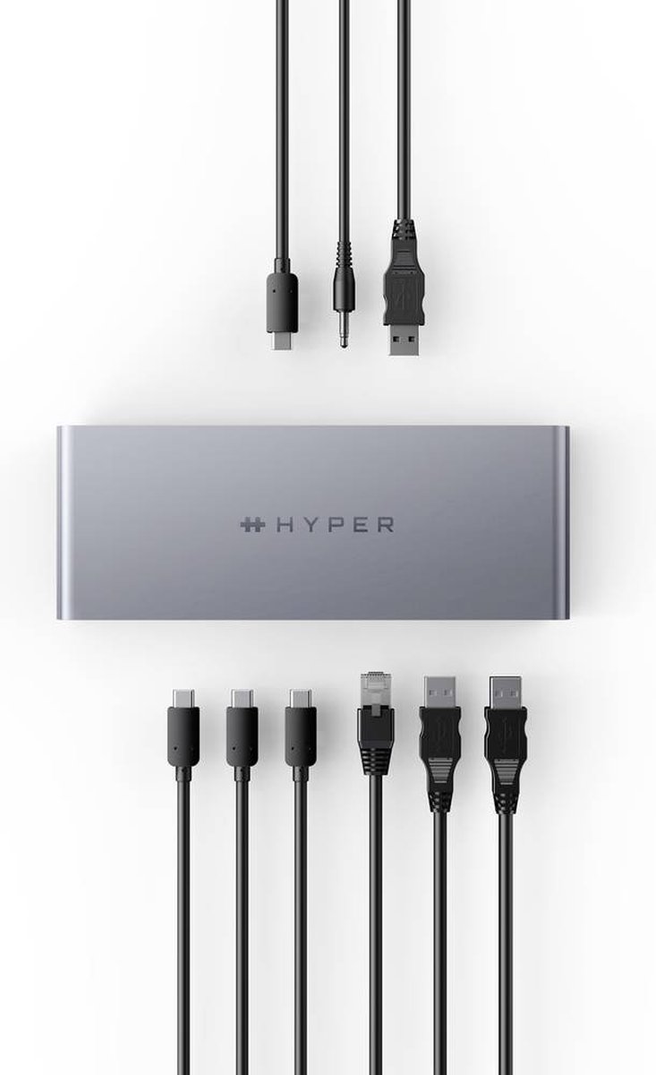 HYPER HyperDrive Thunderbolt 4 Dockingstation USB-C Power Delivery