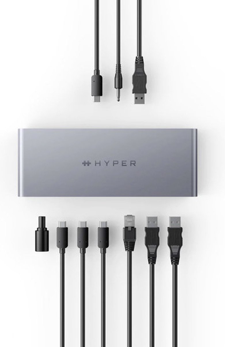 HYPER HyperDrive Thunderbolt 4 Dockingstation USB-C Power Delivery