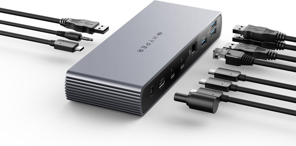 HYPER HyperDrive Thunderbolt 4 Dockingstation USB-C Power Delivery
