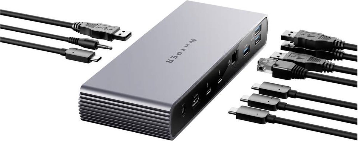 HYPER HyperDrive Thunderbolt 4 Dockingstation USB-C Power Delivery