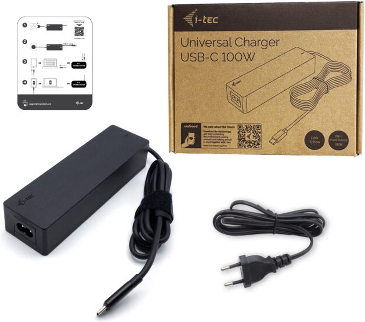 Wat vinden we goed aan de I-tec 100W USB-C oplader
