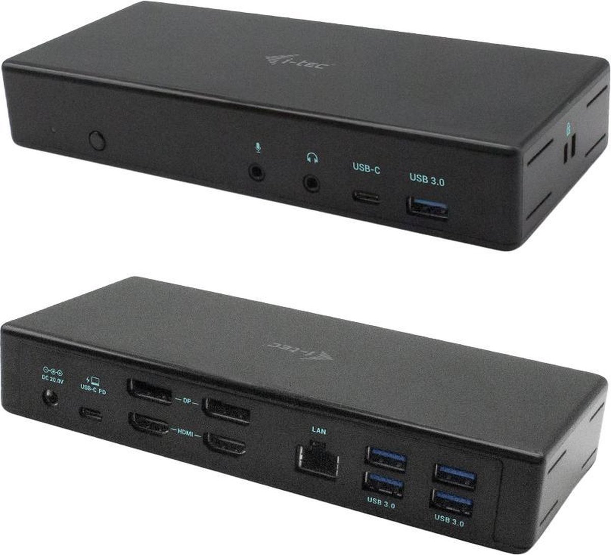 i-Tec C31QUATTRODOCKPD USB Hub Black