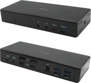 i-Tec C31QUATTRODOCKPD USB Hub Black