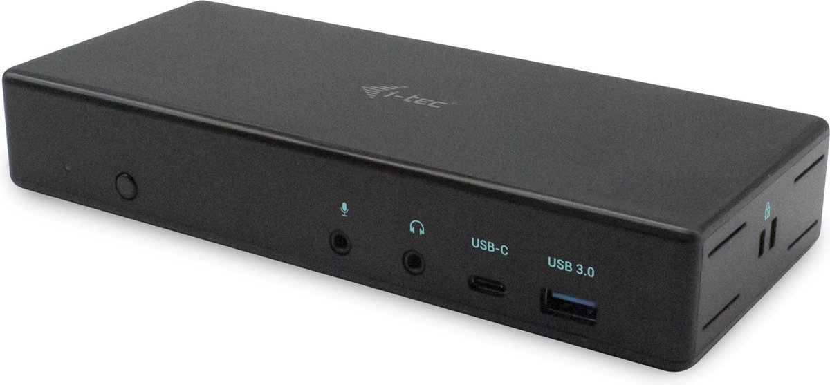 i-Tec C31QUATTRODOCKPD USB Hub Black
