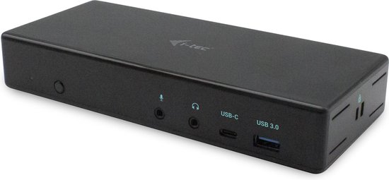 i-Tec C31QUATTRODOCKPD USB Hub Black