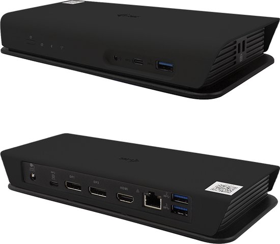 i-tec C31SMARTDOCKPDIT USB-C Laptop Dock Zwart