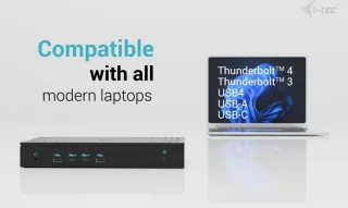 i-tec CA5MONITORDOCKPDIT USB-C Dockingstation Zwart