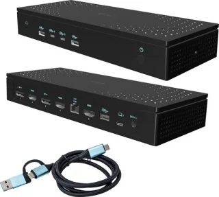 i-tec CA5MONITORDOCKPDIT USB-C Dockingstation Zwart