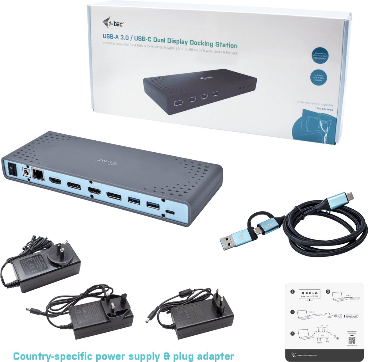 i-Tec CADUAL4KDOCK Dockstation