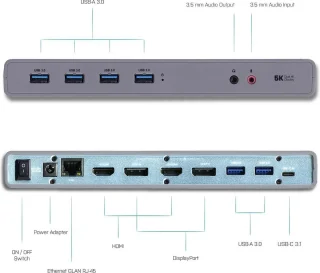 i-Tec CADUAL4KDOCK Dockstation