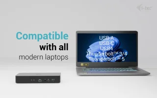 i-tec CAINTGDUAL4KDOCPDIT USB-C Laptop Dock