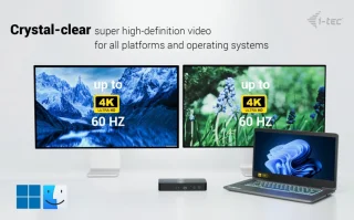 i-tec CAINTGDUAL4KDOCPDIT USB-C Laptop Dock