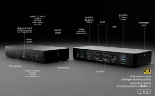 i-tec CAINTGDUAL4KDOCPDIT USB-C Laptop Dock