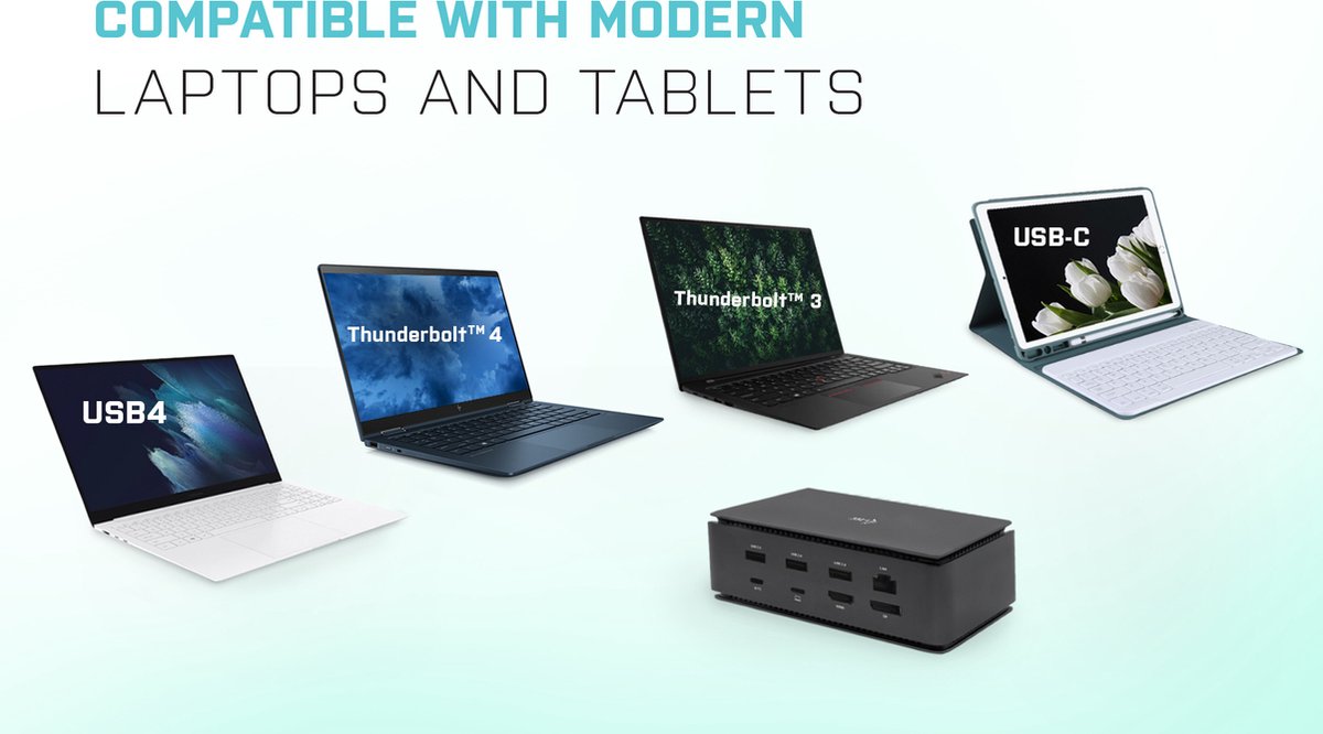 i-tec Compact USB-C Docking Station 4K HDMI DP 100W