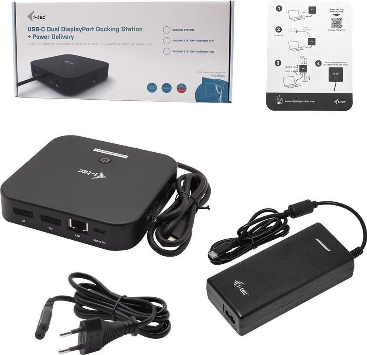 I-tec Compact USB-C Docking Station Thunderbolt 3/4/5 USB-C