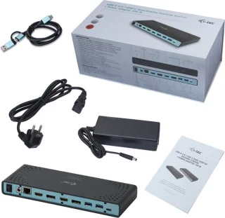 I-Tec Dual Dock PD 65W USB 3.0 USB-C