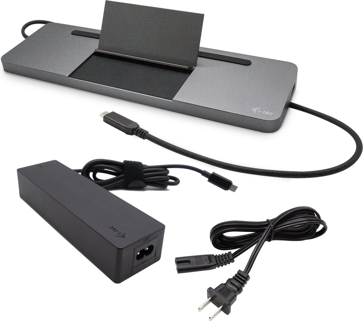i-tec Metal SB-C 4K 3x Display Docking Station PD85W + Universal Charger 100W