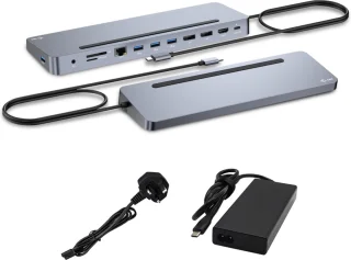 i-tec Metal USB-C Docking Station + Universal Charger
