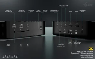 i-tec Thunderbolt5 Quattro Display Docking Station