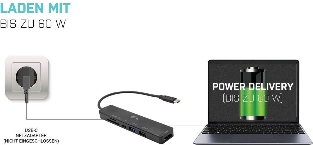 i-Tec Travel Easy USB Hub 60W
