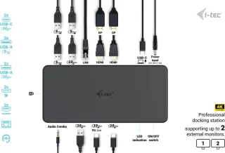 I-Tec Universal Docking Station 2x HDMI 2x DP