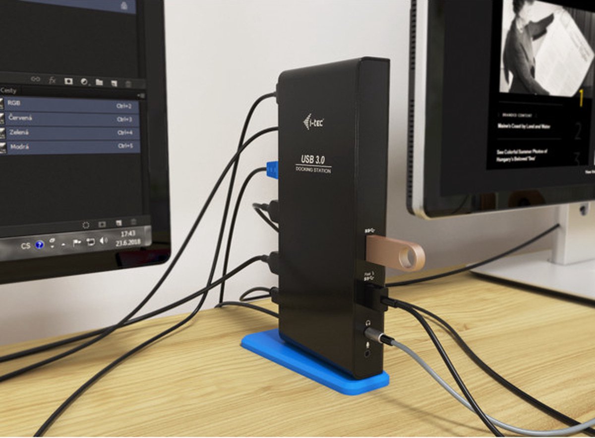 I-Tec Universeel USB-C Docking Station 6x USB HDMI Ethernet