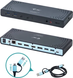 i-tec Universeel USB-C Docking Station met HDMI, DisplayPort en Ethernet