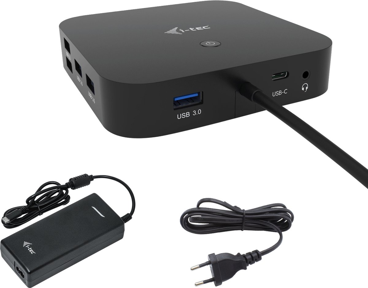 I-tec USB-C Compact Docking Station HDMI DP 100W