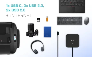 I-tec USB-C Compact Docking Station HDMI DP 100W