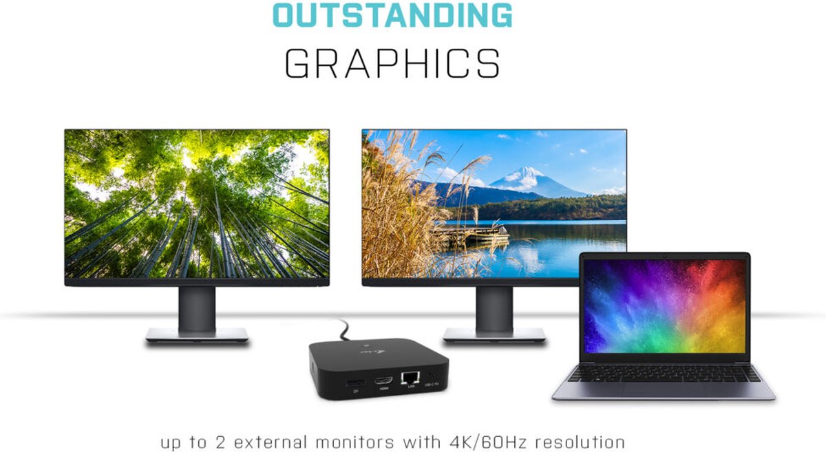 I-tec USB-C Compact Docking Station HDMI DP 100W